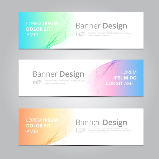矢量设计横幅。图片下载