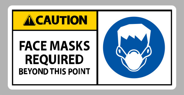 注意:在白色背景上隔离标志，在此点以外需要面罩图片下载