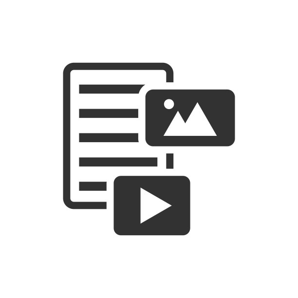 数字内容图标图片下载