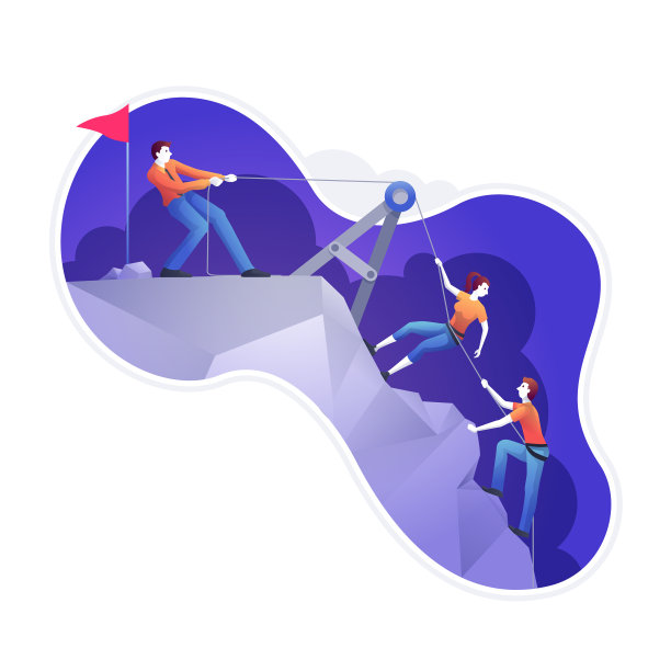 领导者引导团队走向目标图片下载