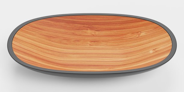 竹碗的逼真3d渲染图片下载