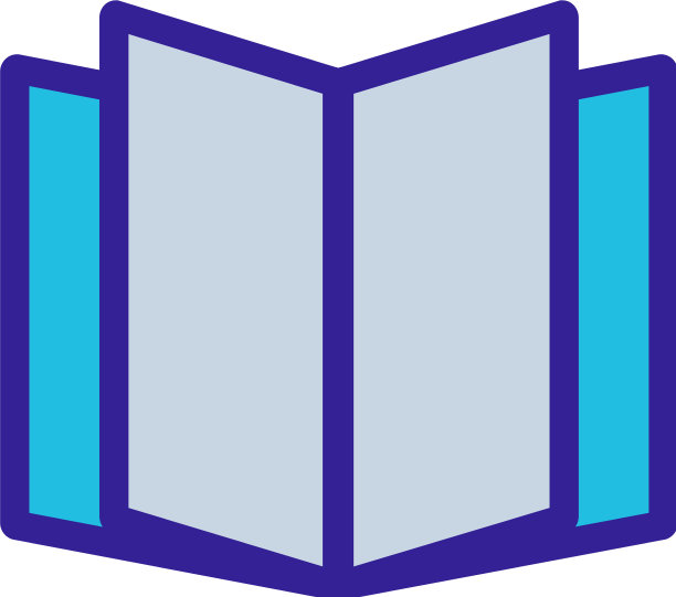 小册子图标孤立轮廓符号图片下载