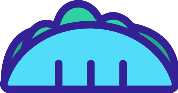 塔可图标孤立轮廓符号图片下载