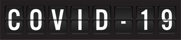 Covid-19污染和黑色背景。图片下载