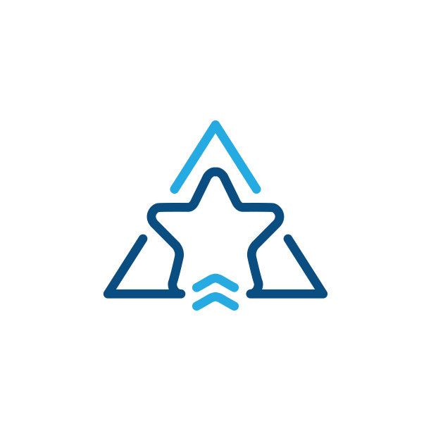 星形图标和符号矢量插图图片下载