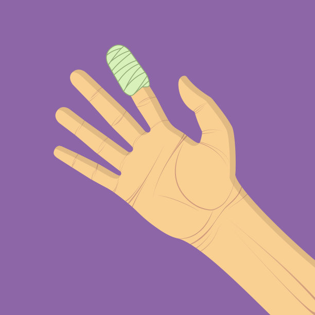 彩色背景下的人手特写镜头图片下载