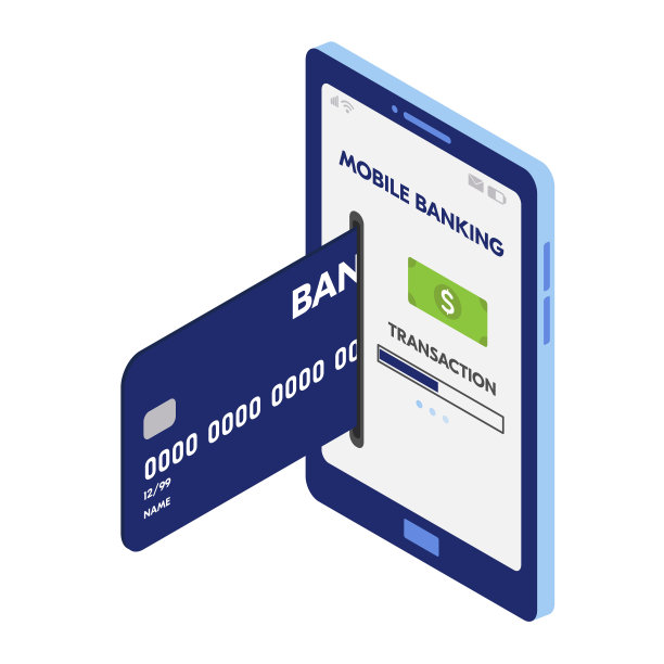 网上银行系统。移动支付。图片下载