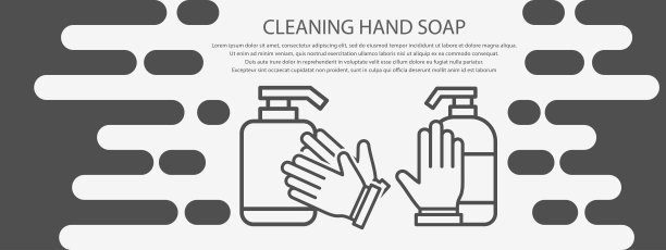 洗手皂清洗图标矢量设计模板图片下载