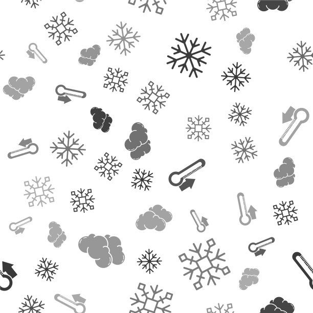 设置雪花雪花温度计和云图片下载