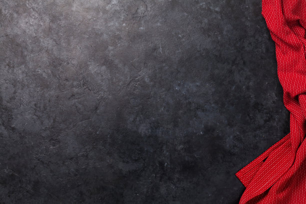 厨房的桌子上有桌布图片下载