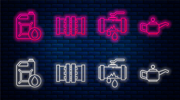 设行业金属管道及阀门断线图片下载