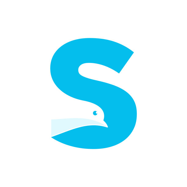 首字母s鸽子标志图片下载