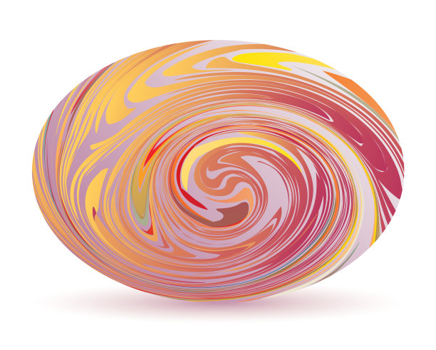 孤立的复活节彩蛋在白色的背景图片下载