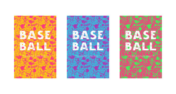 烧烤邀请模板与无缝模式图片下载