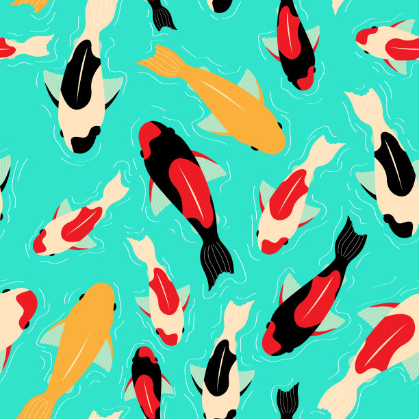 模板的锦鲤图片下载