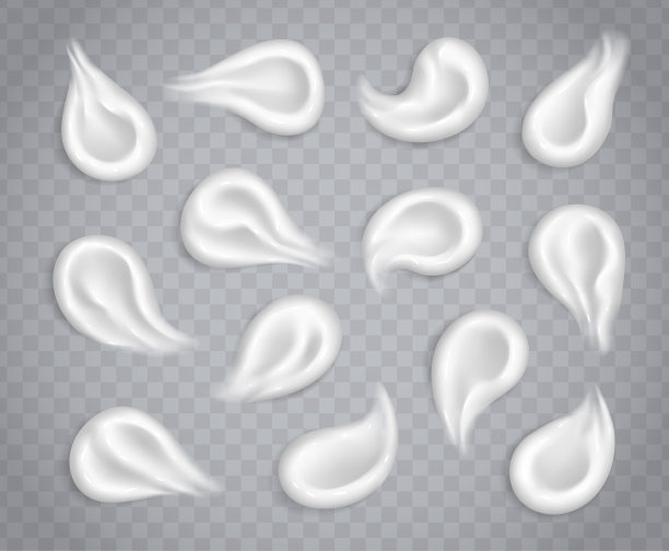 白色霜片收集孤立上图片下载