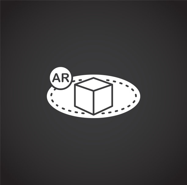 增强现实相关图标的背景图片下载