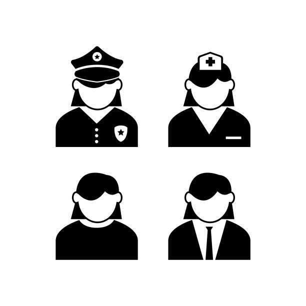 头像人物图标集图片下载