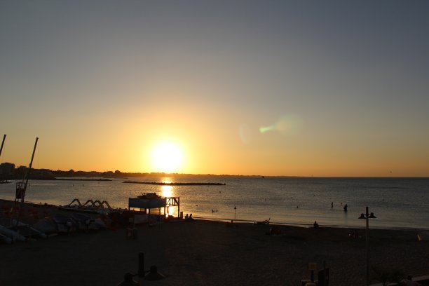 海上日落图片下载