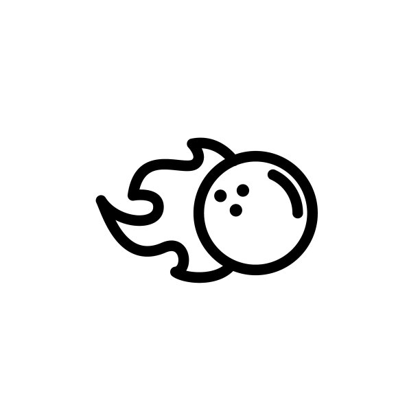 保龄球图标标志符号设计模板图片下载