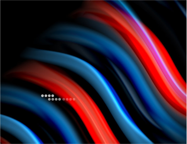 丝绸光滑的线条上的黑色液体液体的颜色图片下载