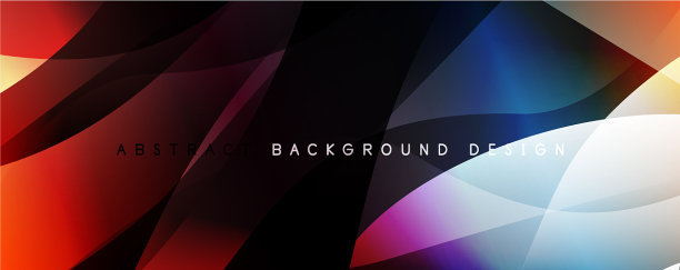 波浪液体风格的线条与阴影和灯光图片下载