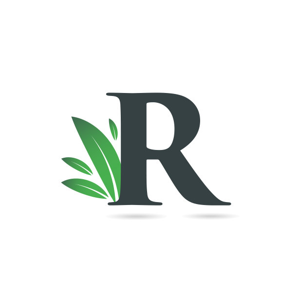 首字母R叶标志图片下载