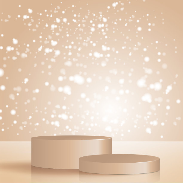 放置产品广告的循环舞台。图片下载