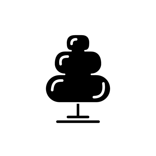 黑色扁平树图标孤立在白色背景。最小的现代风格。矢量插图。图片下载