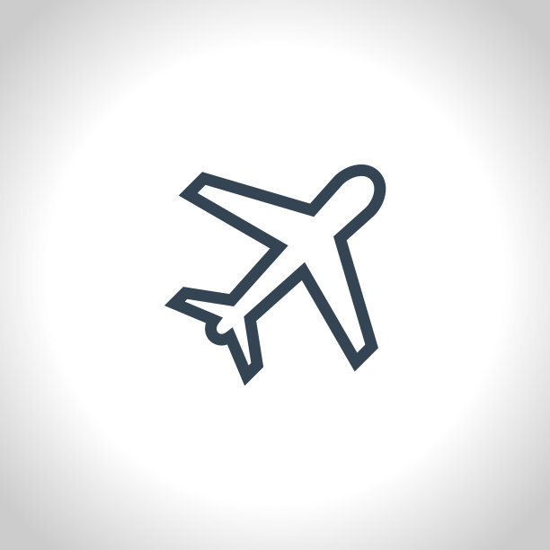飞行中的飞机矢量素材图片下载