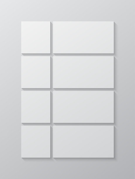 矢量空拼贴八帧，图像照片图片下载