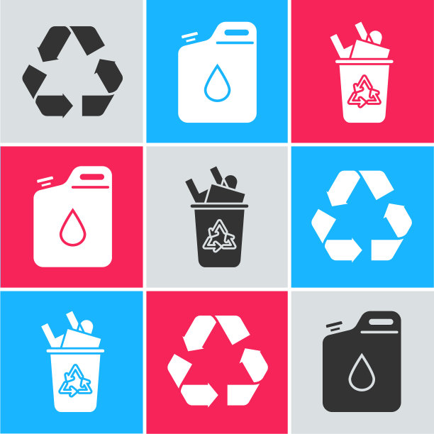 设置汽油和汽油回收符号罐图片下载