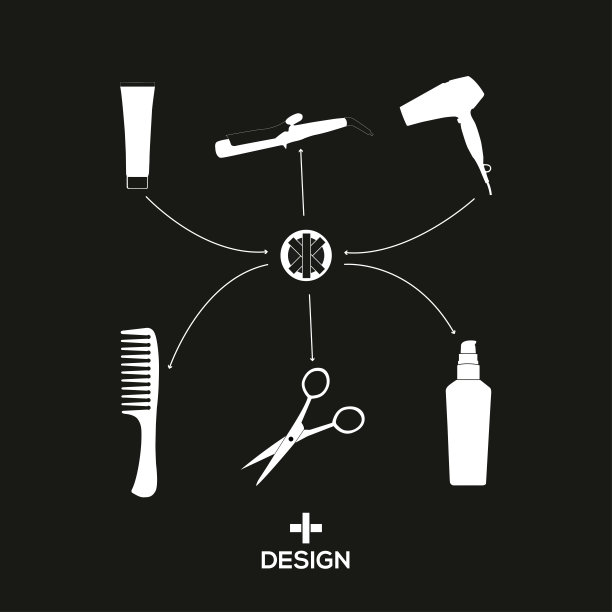 黑色在白色的背景推广和折扣横幅美容护理产品图片下载