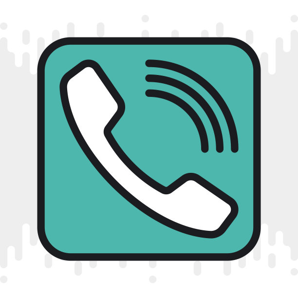 电话，电话或电话应用程序图标智能手机，平板电脑，笔记本电脑或其他智能设备的移动界面。极简色彩版本的浅灰色背景图片下载