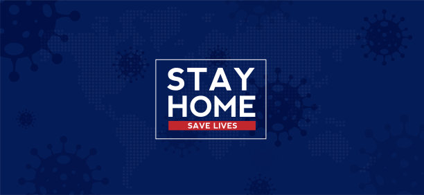 待在家里拯救生命隔离新冠肺炎疫情的社交媒体插图。检疫插图。矢量设计。图片下载
