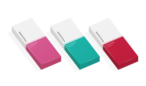 箱体、包装模板为产品矢量设计插图。图片下载