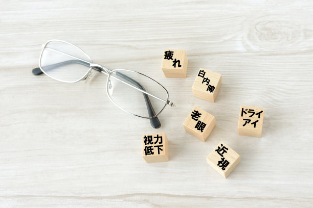 医学概念，各种眼疾影像在日本图片下载