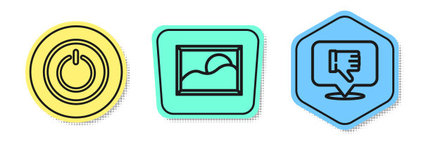 设置线路电源按钮图片横屏和图片下载