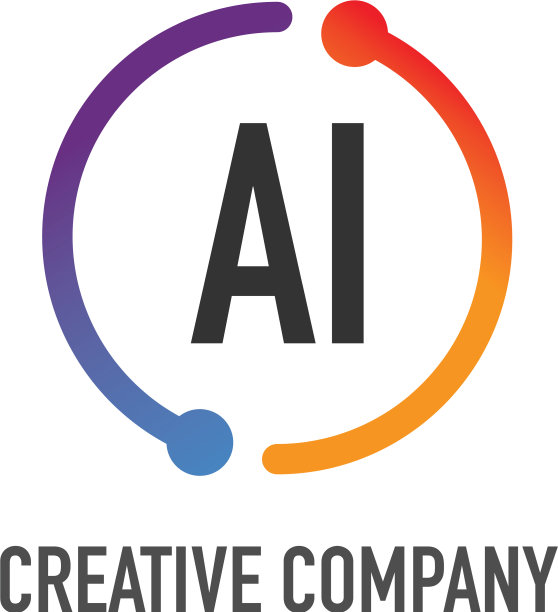 首字母ai创意圈logo设计图片下载