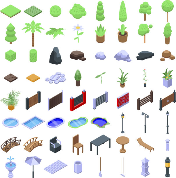 景观设计师景观设计师图标集图片下载