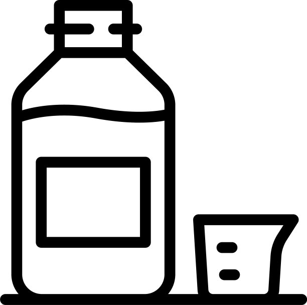 剂量糖浆瓶图标轮廓样式图片下载