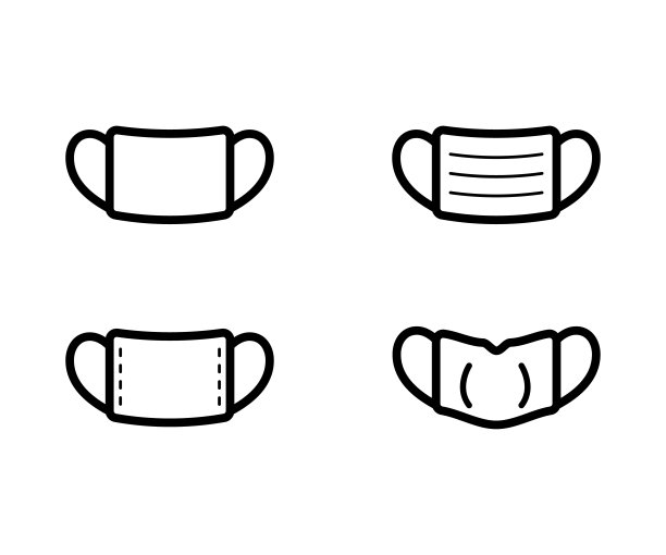 屏蔽的图标集保护病毒。图片下载