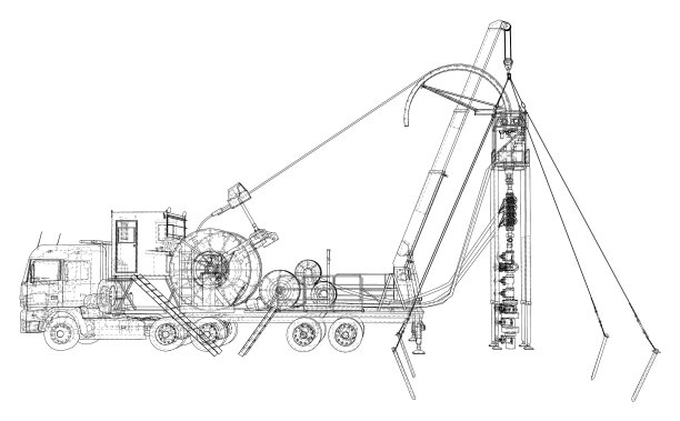 盘管辊道车eps10格式图片下载