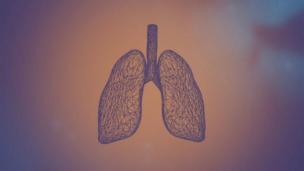 3d渲染人类肺部发炎和感染疾病，如肺炎或冠状病毒。图片下载