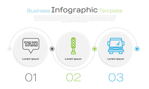 设置线地图指针与的士交通灯和图片下载