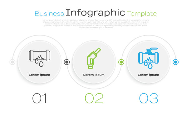 固定管路破裂漏水的金属管图片下载