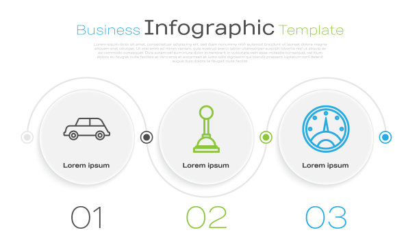 设置直线汽车换挡和速度计图片下载