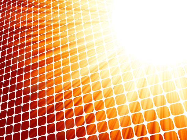 红黄光线三维马赛克。EPS 8图片下载
