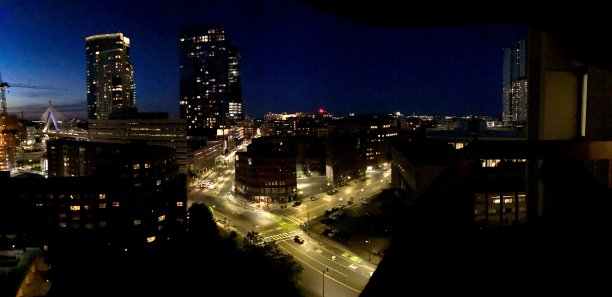 波士顿西区夜景图片下载