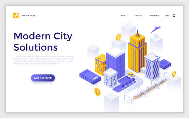 等距矢量图图片下载